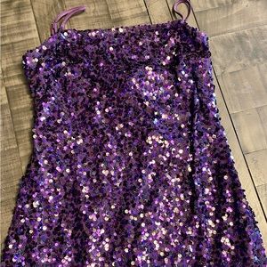 Purple party dress. Like new. Perfect for a holiday party